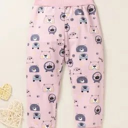 Kookie Kids Full Length Lounge Pant Animal Print  - Pink-picture-21