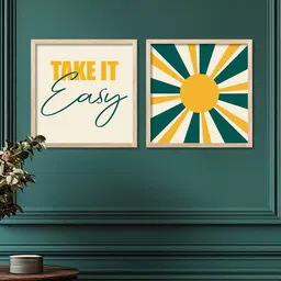 walllane Modern Wall Art With Frame Home Decor Wall Painting For Living Room Office Bedroom image 4