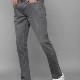 Louis Philippe Jeans Men Slim Fit Low-Rise Heavy Fade Jeans image 5