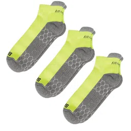 AIR GARB Pack Of 3 Colourblocked Ankle Length Socks-picture-25