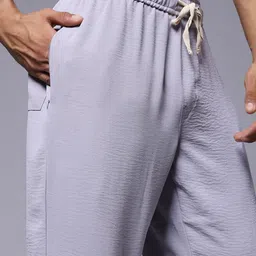 pronk Cotton Pants for Men Lounge Style | Relaxed Fit image 5