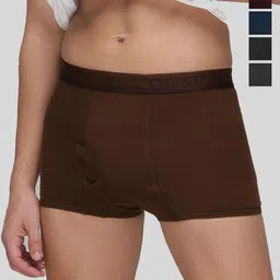 AMUL COMFY Pack Of 5 Pure Cotton Trunks AC-MTROE-MULTI-3XL-5PC image 1