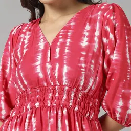 raiyani fashion Printed Crepe Stitched Anarkali Gown image 4