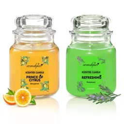 aromahpure Yankee Yellow & Green Soy Wax Scented Candle-picture-18