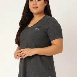 theRebelinme Women V-Neck T-shirt image 3