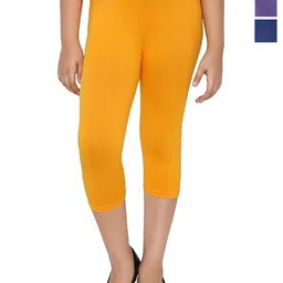 FRENCH KLEIDER Girls Pack of 3 Mid-Rise Capris-picture-45