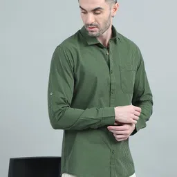 RIGS AND RAGS Men Classic Micro Checks Opaque Checked Casual Shirt image 5