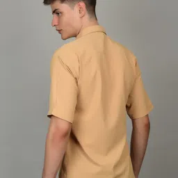 Heed Attentive Utility & Streetwear Inspired Relaxed Oversized Spread Collar Shirt image 5