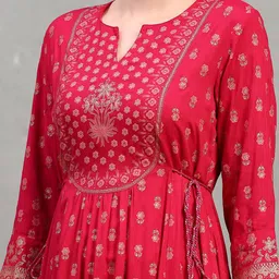 Rangriti Ethnic Motifs Print Midi Dress image 4
