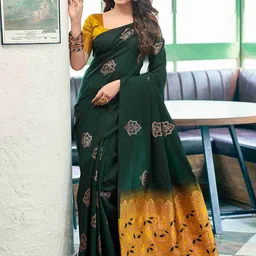 bigben textile Woven Design Zari Banarasi Saree-picture-37