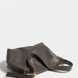 CORSICA PU Structured Shoulder Bag with Cut Work image 3
