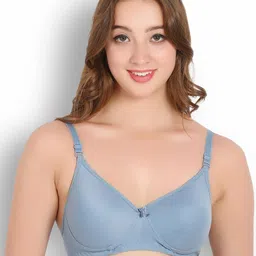 Famup Set Of 2 Pink Cotton Heavily Padded & Non-Wired Everyday Bra image 3