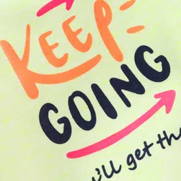 ToffyHouse Full Sleeves Sweatshirts Text Print - Neon Yellow Green image 3