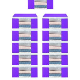 AMAK INC Purple Fabric Multi-Utility Wardrobe Organisers-picture-47