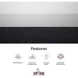 Amore White Quilted Sag Resistant KingMattress image 3