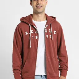 AMERICAN EAGLE OUTFITTERS Men Printed Hooded Sweatshirt-image-95