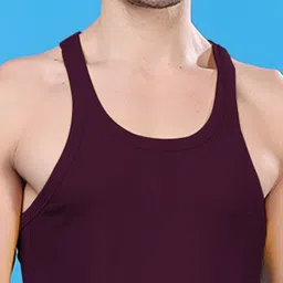 Friskers Pcak Of 2 Pure Cotton Round Neck Gym Vests 290525CA-08-16 image 2