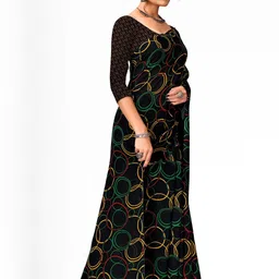 KANOODA Geometric Printed Pure Georgette Saree-picture-22