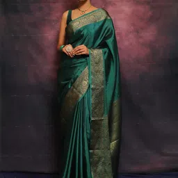 KSALIYA Green Art Silk Sarees-picture-29
