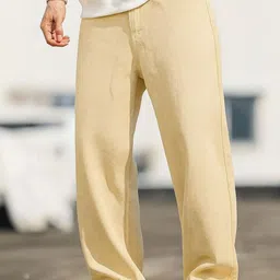 Moda Rapido Men Classic Wide Leg Mid-Rise Stretchable Jeans-image-24