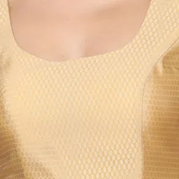 Studio Shringaar Brocade Sleeveless Padded Saree Blouse image 3