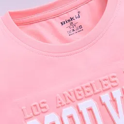 Biskid Coral Printed Cotton Tops image 2