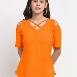 BRINNS Cold-Shoulder Cotton Top image 1