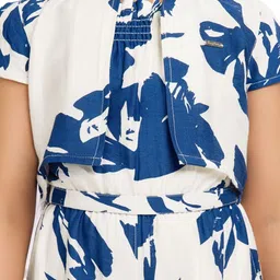 Tiny Baby Printed Jumpsuit With Jacket & Belt image 3