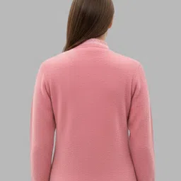 Gouri Women Round Neck Embroidered Long Sleeves Cardigan image 2