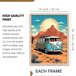 WALLLANE Brown Wood Wall Art image 2