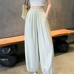 StyleCast Women Solid Relaxed Fit Mid-Rise Jodhpuris Trousers-image-26