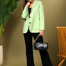 Stylecast X Kotty Green Single Breasted Notched Lapel Blazer image 5