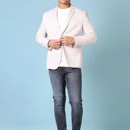 V-Mart Notched Lapel Collar Single Breasted Blazer image 2