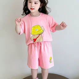 LULU & SKY Girls Printed Night suit-picture-38