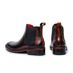Lethato Men Leather Chelsea Boots image 2