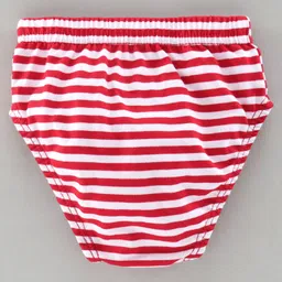Babyoye Cotton Antibacterial Finish Blend Printed Antibacterial Brief Pack of 3 - Red image 5
