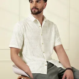 WROGN Men Comfort Floral Opaque Printed Casual Shirt-picture-14
