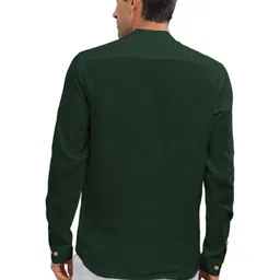 Edin Band Collar Straight Kurta image 3