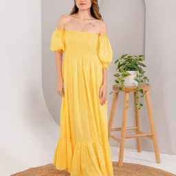 Medh Off-Shoulder Satin Maxi Dress-picture-38