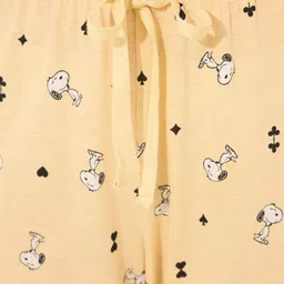 women'secret Women Peanuts Conversational Printed Pure Cotton Night Suit image 5