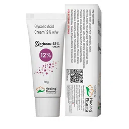 Healing Pharma Derbeau Glycolic Acid Cream 12% W/W- 30g image 2