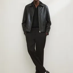 H&M Slim Fit Textured Polo Shirt image 5