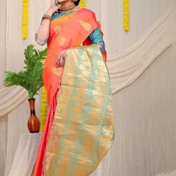 Royal Rajgharana Saree Woven Design Zari Pure Silk Banarasi Sarees-picture-16