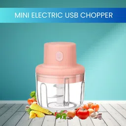 guggu Chopper (Electric Rechargeable Chopper) for Kitchen Vegetable Garlic Onion W30 Electric Vegetable & Fruit Chopper-picture-12