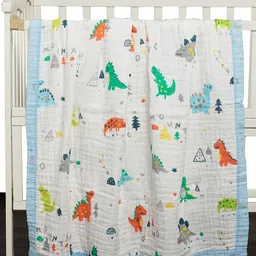 mom's home Printed Single Crib Baby Blanket for AC Room-picture-23