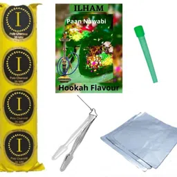 ilham MAGIC COIL PAAN NAWABI FLAVOR CHIMTA FOIL MOUTH TIP PAAN NAWABI Hookah Flavor-picture-25