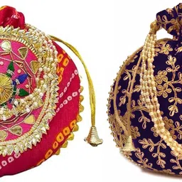 Girls Red, Blue Potli-image-90