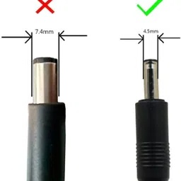 DELL CHARGER FOR LATITUDE 7350 4.5-3.0MM SMALL PIN 65 W Adapter image 2