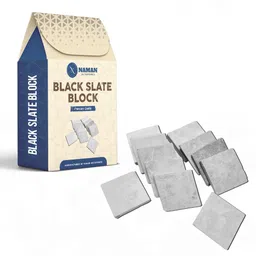 naman enterprises Black slate block packet of 1KG slate pencil block Slate pencil Slate pencil image 1