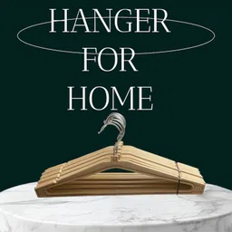 nine star WOODEN PLASTIC Plastic Shirt Pack of 10 Hangers For Shirt image 2